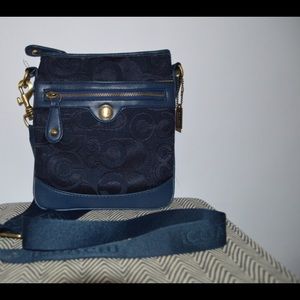 Coach blue bag